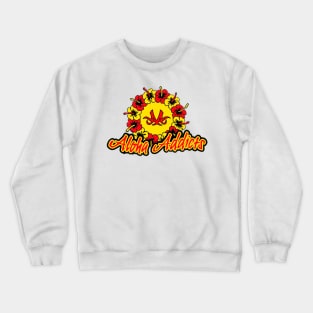 Hibiscus Serenity Circle Crewneck Sweatshirt